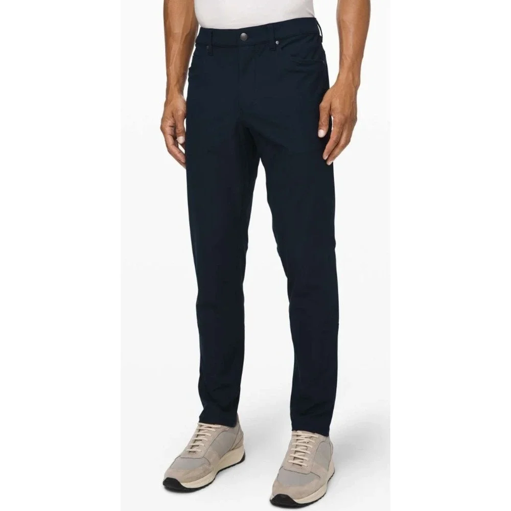 Lululemon ABC Pant Slim True Navy Warpstreme Mens 32 M5A68S Blue Trousers